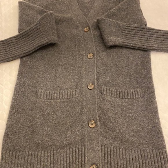 Treasure & Bond Grandfather Sweater, Charcoal Grey, Size XXS - Picture 5 of 8